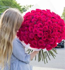 букет из 101 розы