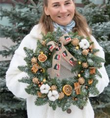 Рождественский венок Варшава