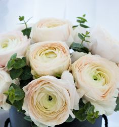 Коробка с цветами Зефирное облако