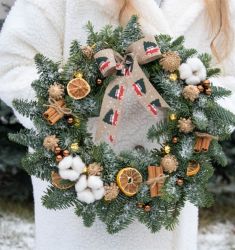 Рождественский венок Варшава