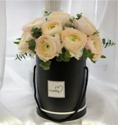 Коробка с цветами Зефирное облако